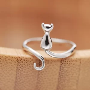 925 Sterling Silver Cat Rings For Women Engagement Luxury Designer Jewelry Female Offers With Free Shipping Chshine Jewellery