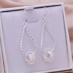 925 Sterling Silver for women drop earrings Special explosion models jewelry factory wholesale fashion elegant jewellery